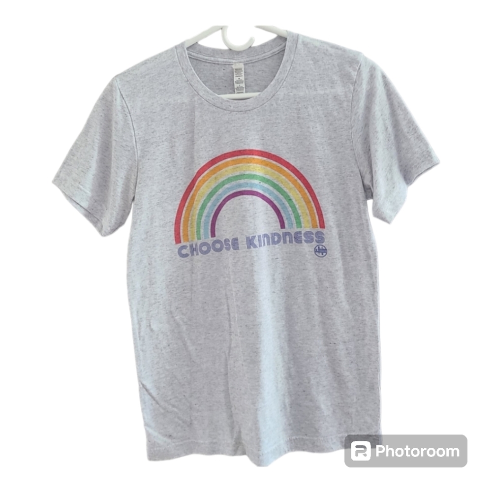 Bella Canvas 🌈‎ T-shirt Rainbow choose kindness [Small]